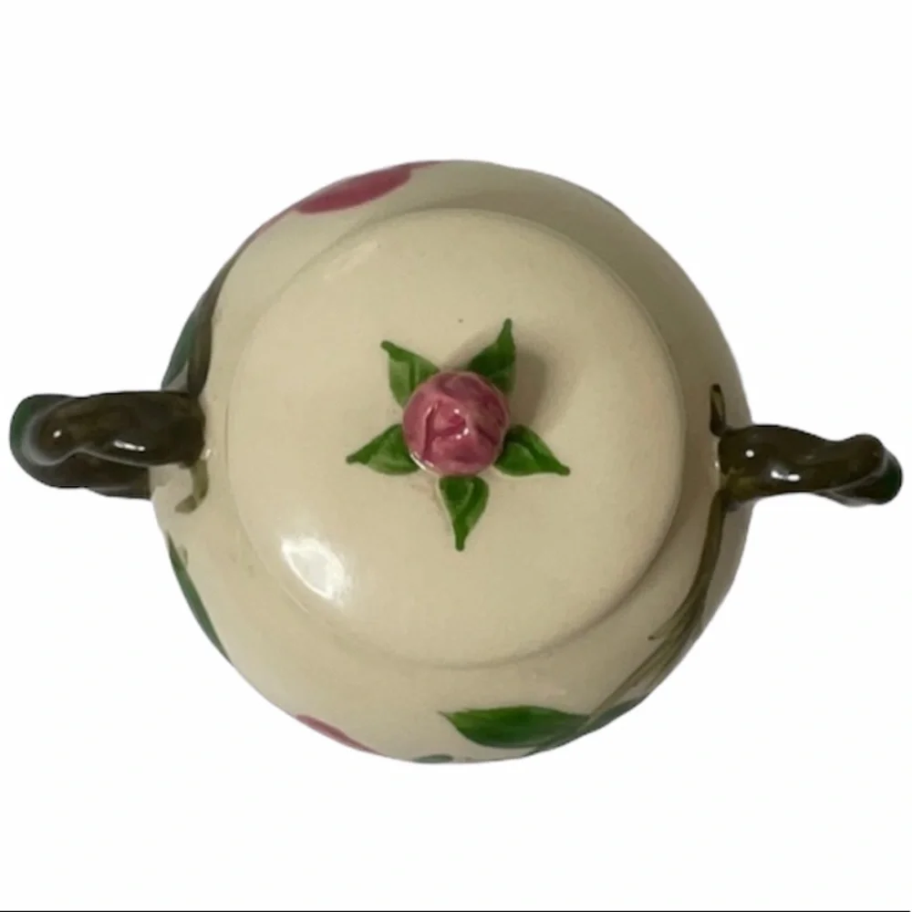 Franciscan Desert Rose Hand Painted Made USA Sugar Bowl & Lid Replacements MCM